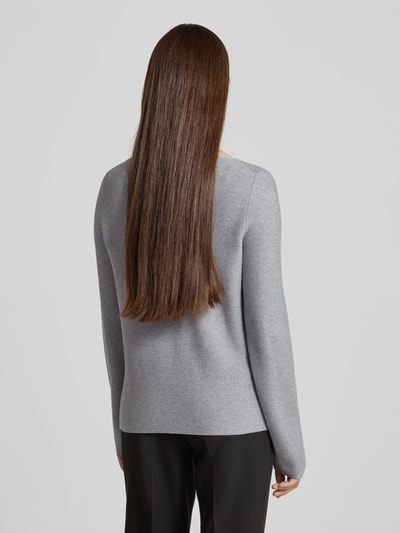 Marc O'Polo Regular fit gebreide pullover van zuiver katoen Middengrijs - 5