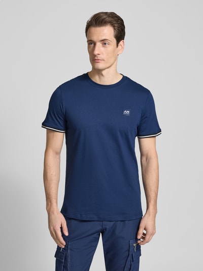 Antony Morato T-Shirt mit Label-Badge Dunkelblau 4