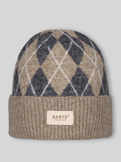 Barts Mütze mit Label-Patch Modell 'SEUMAR' Sand 1