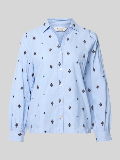 b.young Bluse aus reiner Baumwolle Modell 'FABIENNE' Hellblau 2