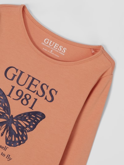 Guess Shirt met lange mouwen en logo  Apricot - 2