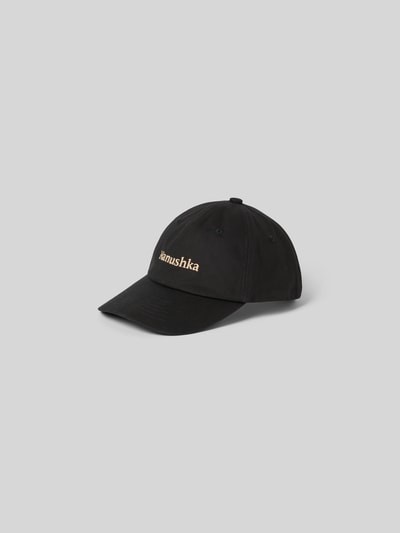 Nanushka Basecap aus reiner Baumwolle Black 1