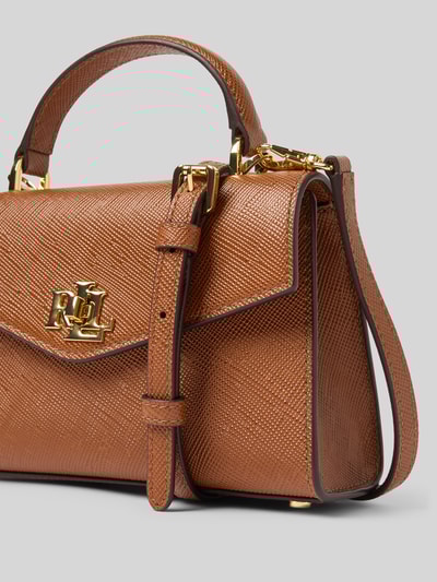 Lauren Ralph Lauren Satchel Bag mit Label-Detail Cognac 3