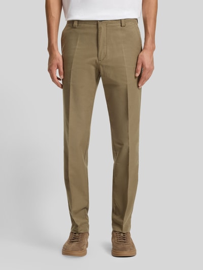 BOSS Regular Fit Hose aus Baumwoll-Mix Modell 'C-KENT' Schlamm 4