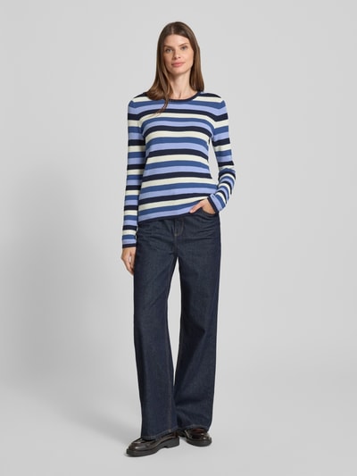 Christian Berg Woman Strickpullover mit Rundhalsausschnitt Dunkelblau 1