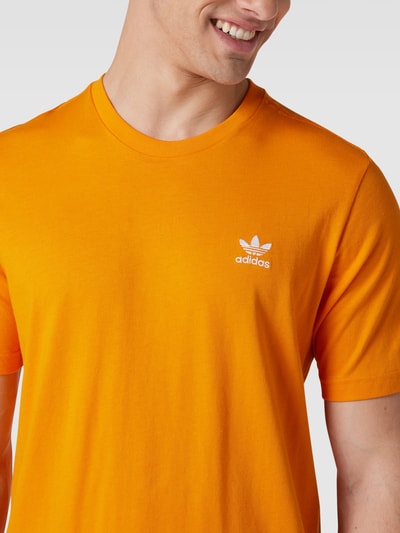 adidas Originals T-Shirt mit Logo-Stitching Orange 3