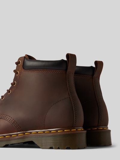 Dr. Martens Leren boots met treklus, model 'Ben' Middenbruin - 2