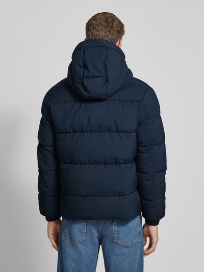 Tom Tailor Denim Gewatteerd regular fit jack met capuchon Donkerblauw - 5