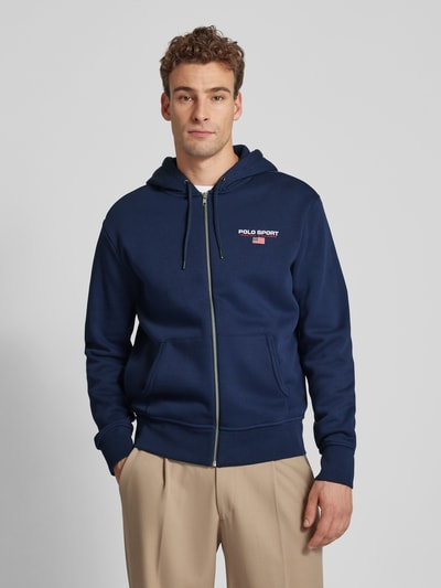 Polo Sport Sweatshirt met labelstitching Donkerblauw - 3