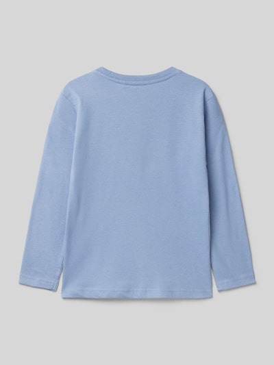 Blue Seven Longsleeve mit geripptem Rundhalsausschnitt Blau 3