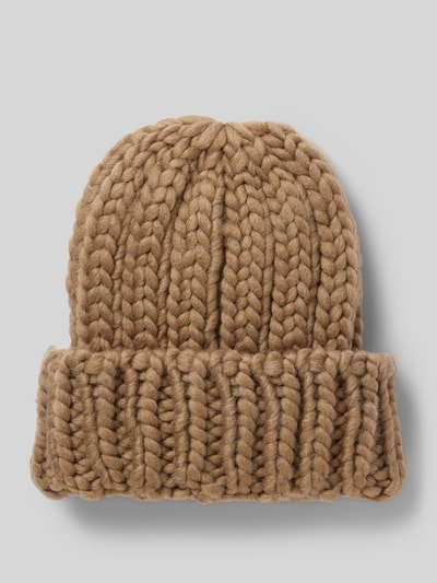 Pieces Czapka beanie z szerokim brzegiem model ‘JAMMA’ Szarobrązowy 1