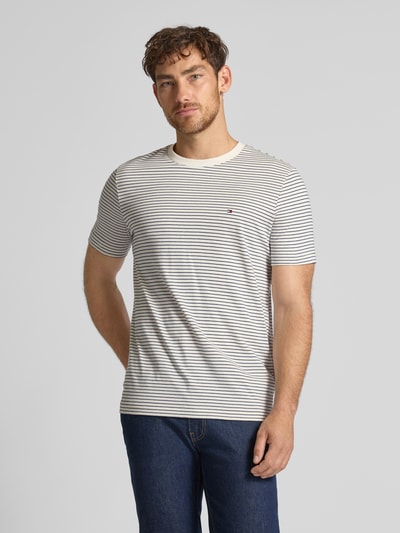 Tommy Hilfiger Regular Fit T-Shirt aus reiner Baumwolle Weiss 4