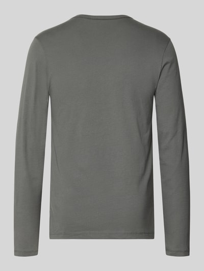 HUGO Regular fit shirt met lange mouwen van puur katoen in een set van 3 stuks Olijfgroen - 3