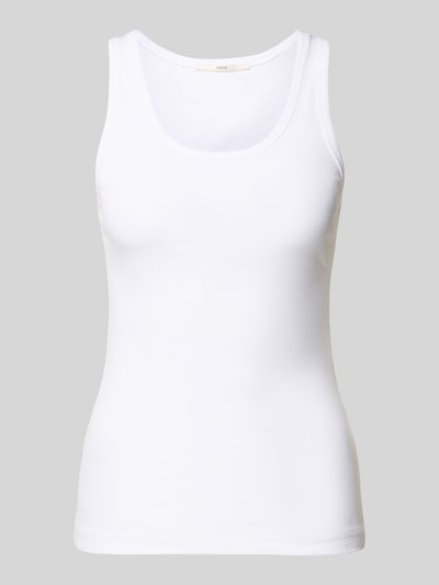 Lanius Tanktop in Ripp-Optik Weiss 1