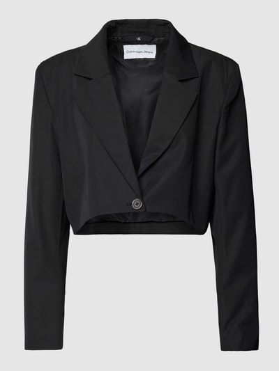 Calvin Klein Jeans Crop Blazer mit Reverskragen Black 2