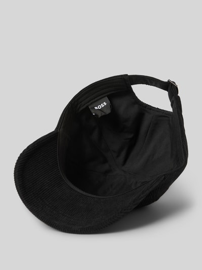 BOSS Basecap aus Cord Modell 'ZED' Black 2