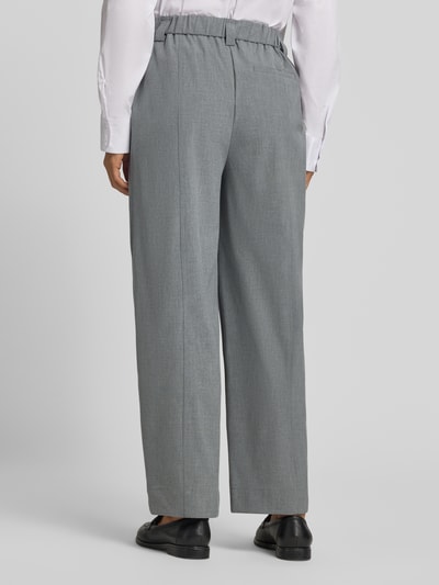 OPUS PANTS relaxed Fit Gerade Hose mit Bundfalten Modell 'Metta' Mittelgrau 5