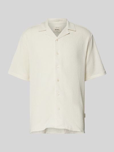 Redefined Rebel Regular Fit Freizeithemd mit Reverskragen Modell 'PAUL' Offwhite 2