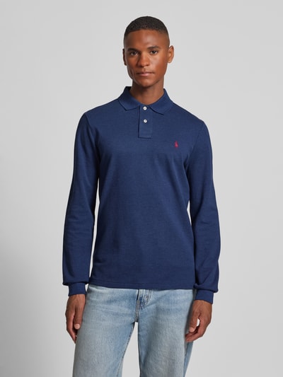 Polo Ralph Lauren Poloshirt met labelstitching Marineblauw - 4