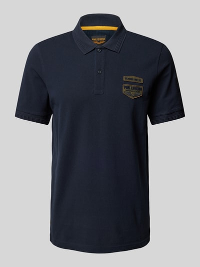 PME Legend Poloshirt mit Label-Detail Marine 2