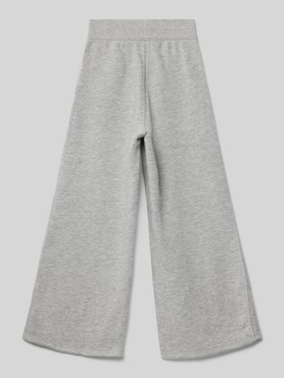 Polo Ralph Lauren Teens Wide leg sweatpants met logostitching Middengrijs gemêleerd - 3