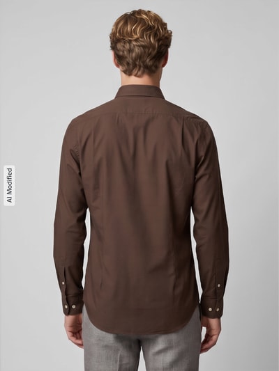 Polo Ralph Lauren Slim Fit Freizeithemd aus Baumwoll-Mix Schoko 5