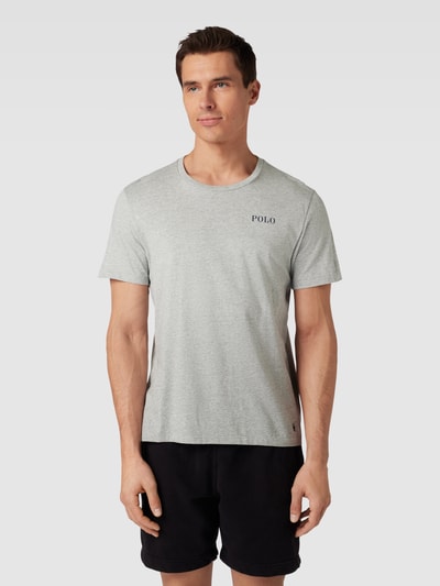 Polo Ralph Lauren Underwear T-Shirt mit Label-Print Modell 'LIQUID COTTON' Mittelgrau Melange 4