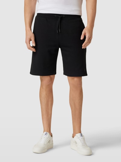 Guess Activewear Sweatshorts mit Label-Applikation Modell 'ALDWIN' Black 4