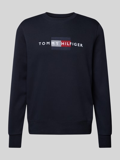 Tommy Hilfiger Sweatshirt mit Label-Stitching Marine 2