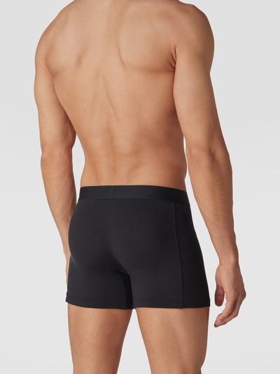 BOSS Boxershort met logo in band in een set van 2 stuks, model 'UltraSoft' Zwart - 4