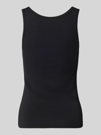 Jake*s Casual Slim Fit Top aus Modal-Mix Black 3