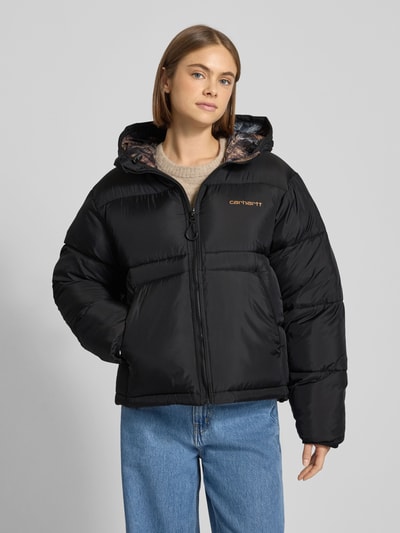 Carhartt Work In Progress Kurtka pikowana z kapturem i wpuszczanymi kieszeniami model ‘Toronto’ Czarny 4
