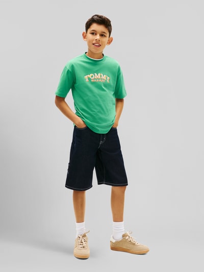 Tommy Hilfiger Kids regular fit T-shirt van puur katoen Groen - 1