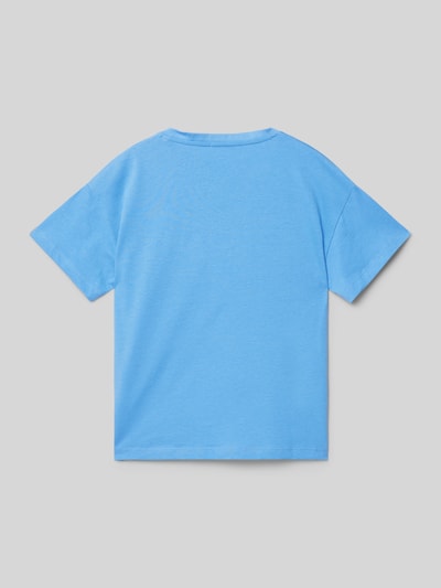 Tom Tailor T-Shirt mit Motiv-Print Blau 3