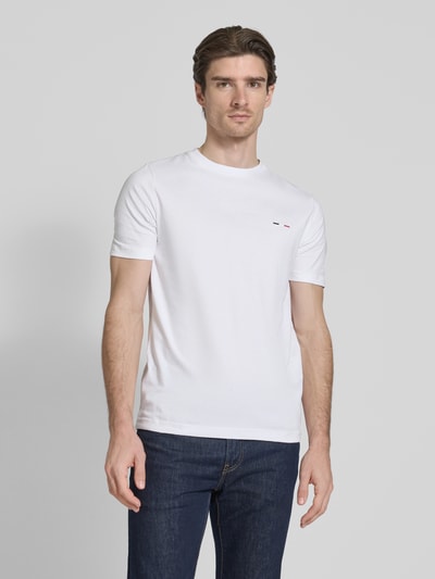 HECHTER PARIS T-shirt met labelprint Wit - 4