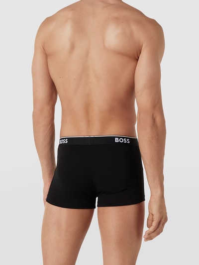 BOSS Boxershort met elastische band met logo in een set van 3 stuks Rood - 4