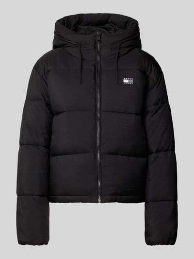 Tommy Jeans Gewatteerd regular fit jack met capuchon Zwart - 2