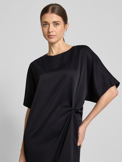 Drykorn T-Shirt-Kleid mit Knotendetail Modell 'INDAH' Black 3