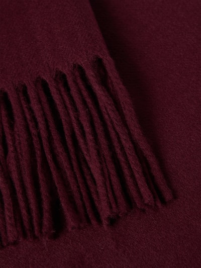 Fraas Sjaal met koordjes, model 'Cashmink' Bordeaux - 2