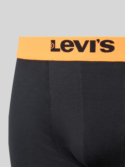 Levi's® Obcisłe bokserki z elastycznym paskiem z logo w zestawie 3 szt. Czarny 2