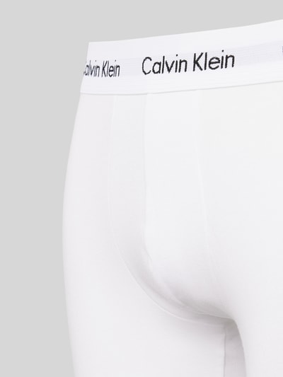 Calvin Klein Underwear Trunks mit Logo-Bund im 3er-Pack Weiss 2