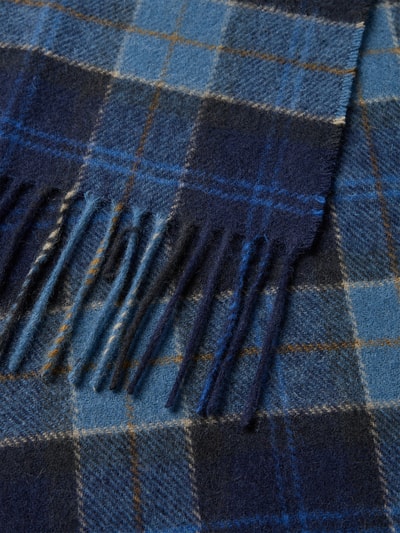 Barbour Schal aus reiner Wolle  Dunkelblau 2