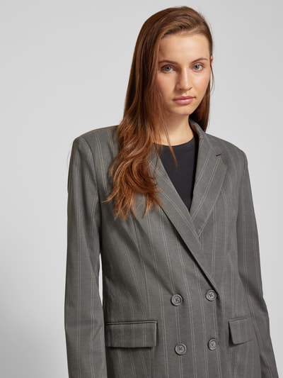 My Essential Wardrobe Blazer mit Reverskragen Modell 'Tito' Mittelgrau 3