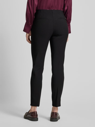 TONI Regular fit stoffen broek met ritszakken, model 'Alessa' Zwart - 5