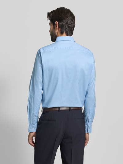 Tommy Hilfiger Regular fit zakelijk overhemd van puur katoen Bleu - 5