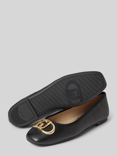 Liu Jo Ballerinas mit Label-Detail Modell 'DAFNE' Black 4