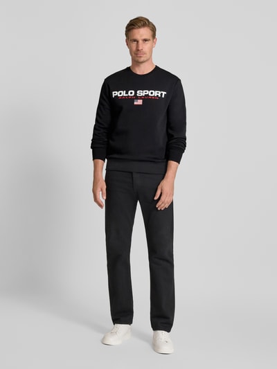 Polo Ralph Lauren Sweatshirt mit Label-Print Black 1