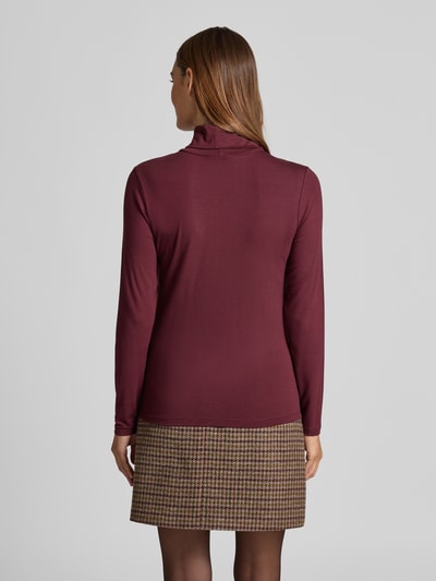 FREE/QUENT Longsleeve mit Rollkragen Modell 'Liana' Bordeaux 5