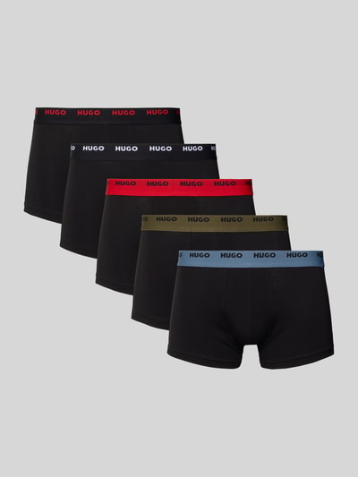 HUGO Trunks aus Baumwoll-Mix im 5er-Pack Modell 'FIVE PACK' Black 1