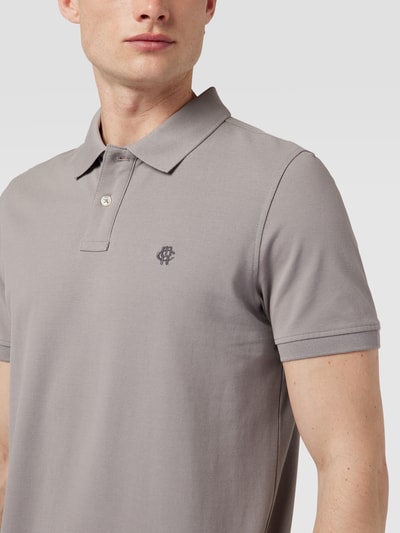 MC NEAL Poloshirt mit Brand-Stitching Mittelgrau 3